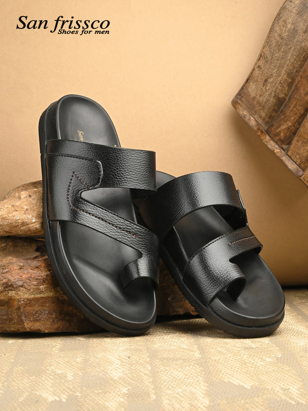 Monet Black Recovery Sandals