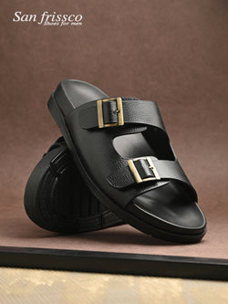 Brick Black Recovery Sandals