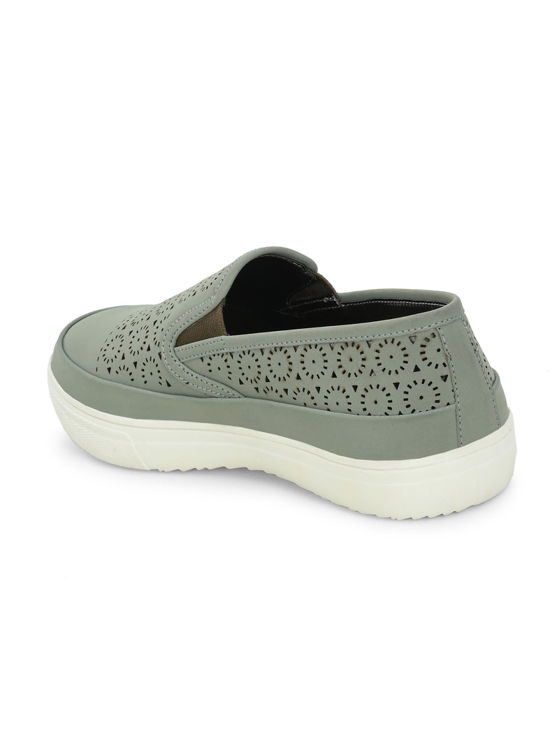 Celia Women Sage Green Slip-Ons