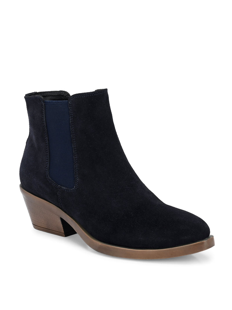 Alexis Women Blue Mid-Top Boots