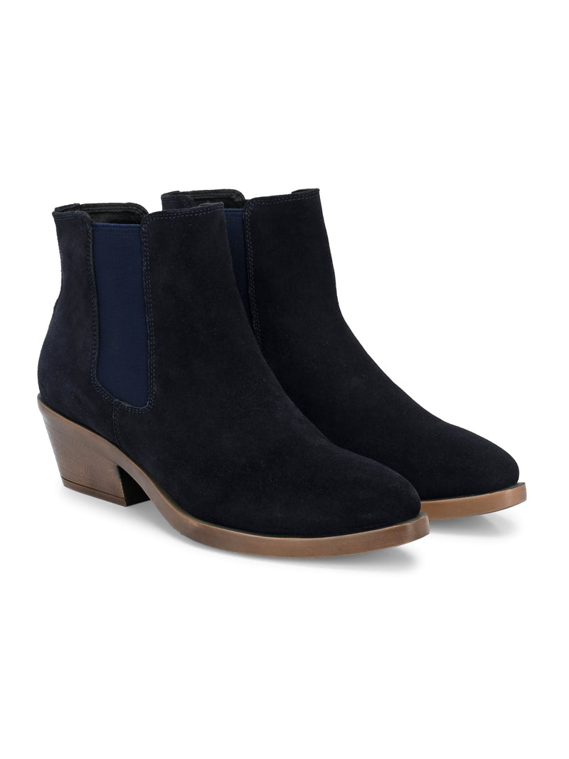 Alexis Women Blue Mid-Top Boots