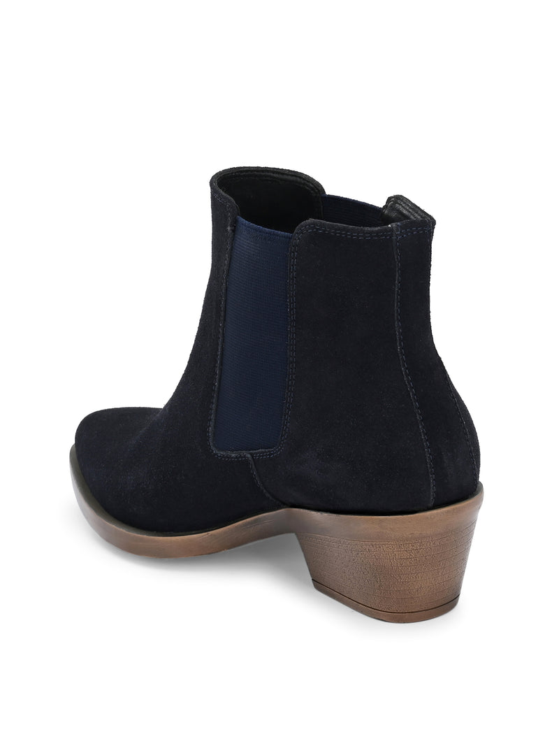 Alexis Women Blue Mid-Top Boots