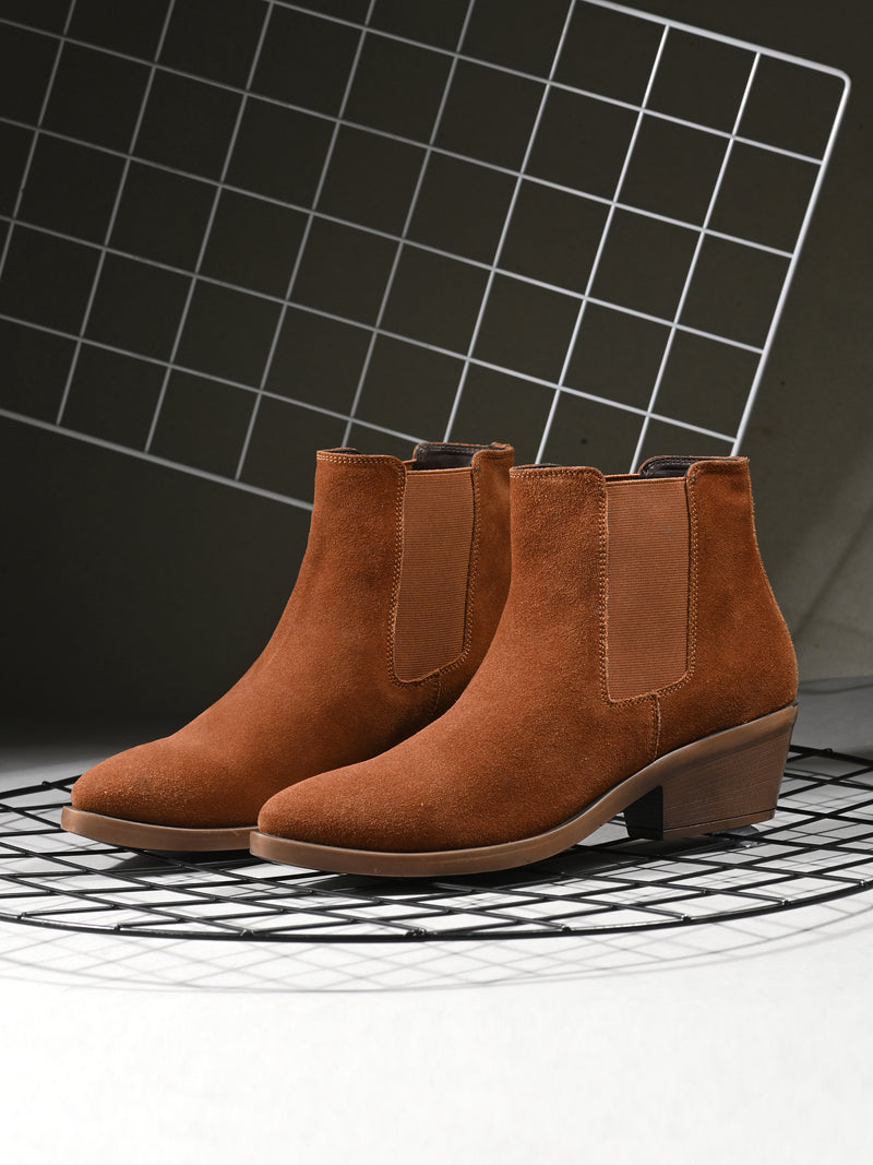 Alexis Women Rust Mid-Top Boots