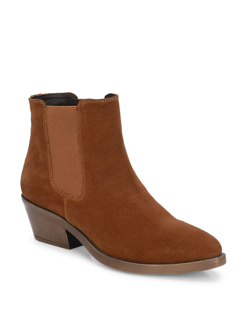 Alexis Women Rust Mid-Top Boots