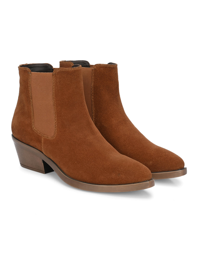 Alexis Women Rust Mid-Top Boots