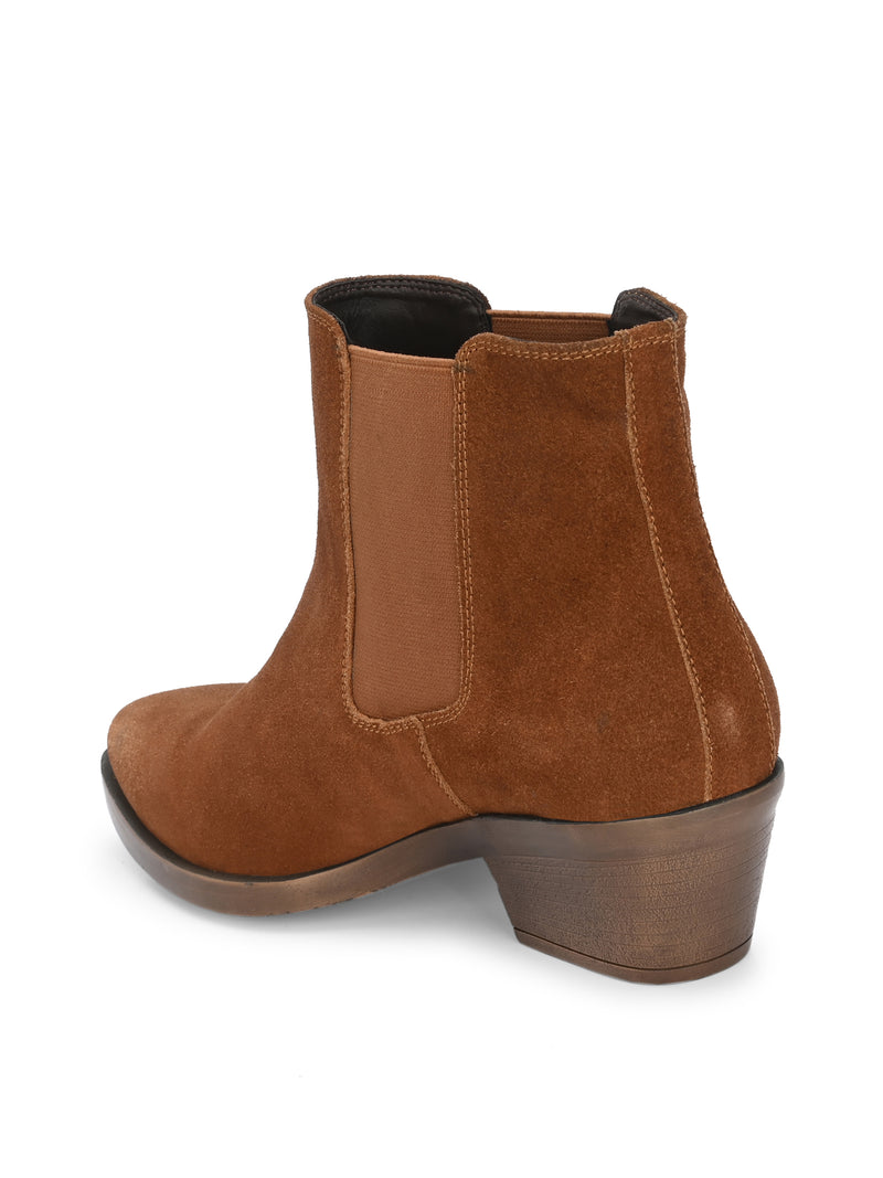 Alexis Women Rust Mid-Top Boots