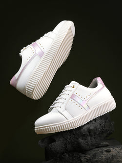 Megan Women White Sneakers