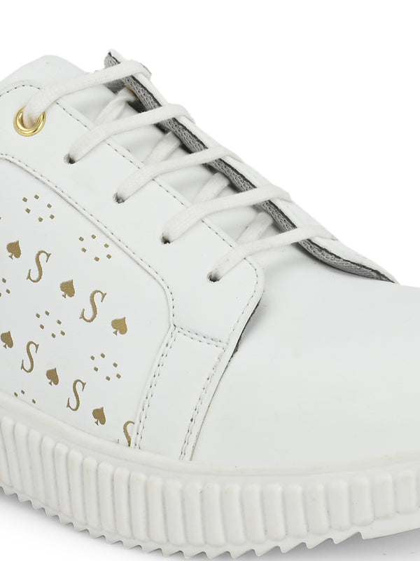 Sheen Women White Sneakers