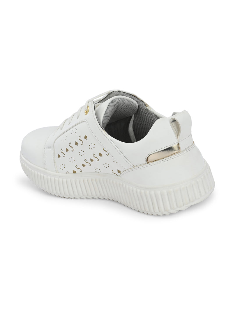 Sheen Women White Sneakers