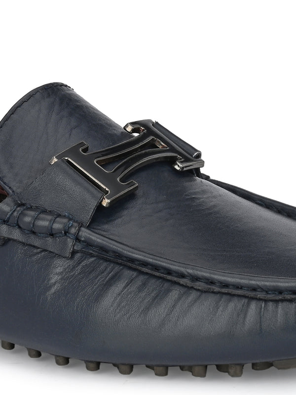 Diaz Blue Driving Loafers