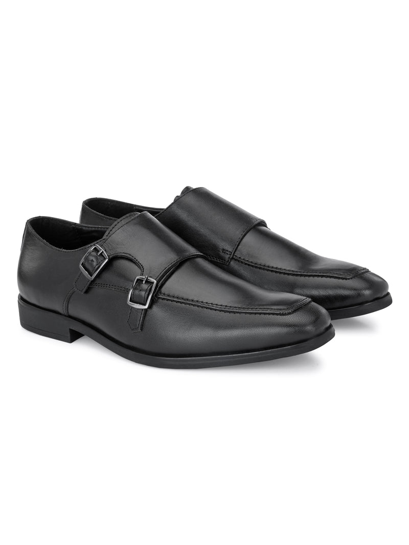 Collegiate Black Monk Shoes