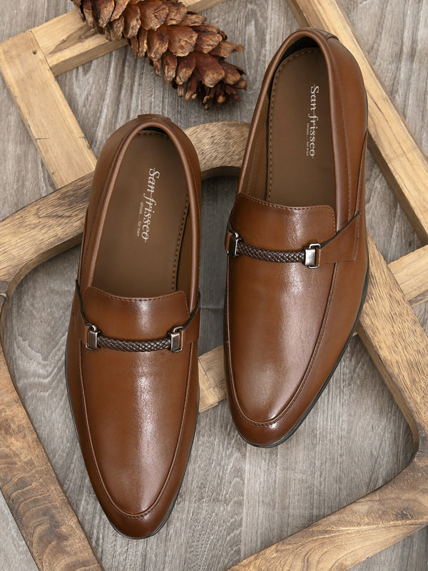 Vienna  Men's Tan Slip-Ons